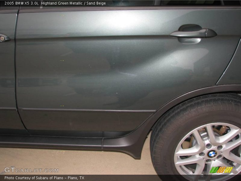 Highland Green Metallic / Sand Beige 2005 BMW X5 3.0i