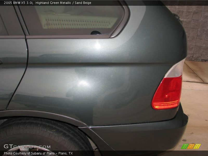 Highland Green Metallic / Sand Beige 2005 BMW X5 3.0i
