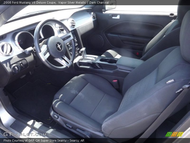 Vapor Silver Metallic / Dark Charcoal 2008 Ford Mustang V6 Deluxe Coupe