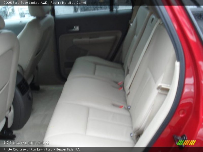 Redfire Metallic / Camel 2008 Ford Edge Limited AWD
