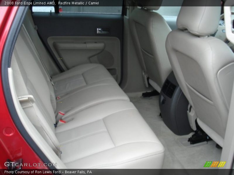 Redfire Metallic / Camel 2008 Ford Edge Limited AWD