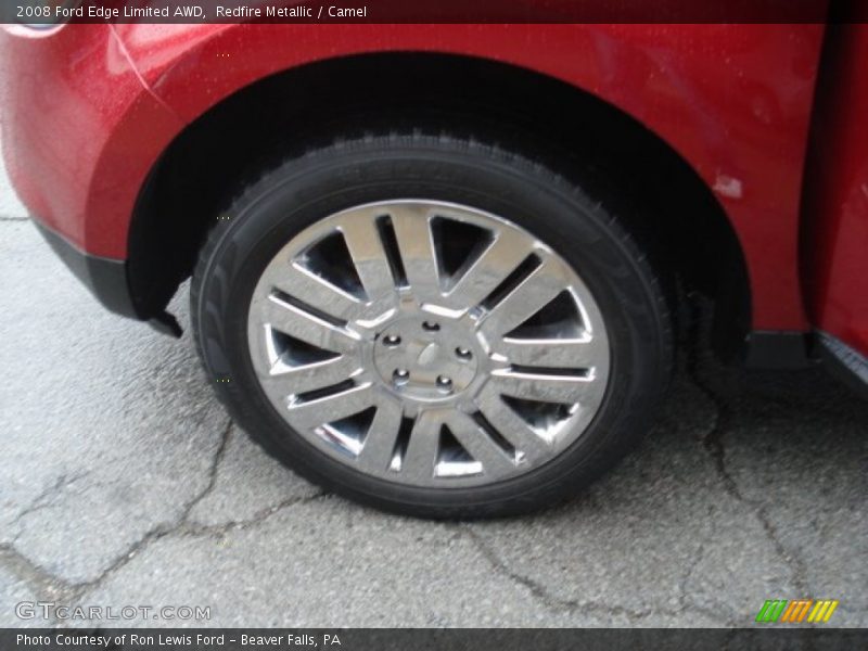 Redfire Metallic / Camel 2008 Ford Edge Limited AWD