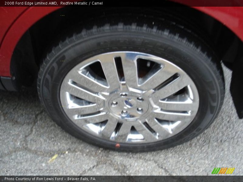 Redfire Metallic / Camel 2008 Ford Edge Limited AWD