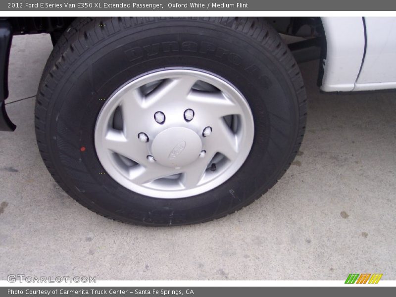 Oxford White / Medium Flint 2012 Ford E Series Van E350 XL Extended Passenger