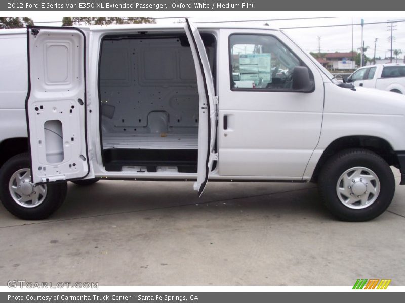 Oxford White / Medium Flint 2012 Ford E Series Van E350 XL Extended Passenger