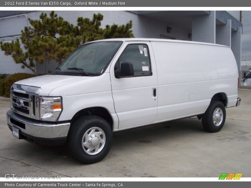 Oxford White / Medium Flint 2012 Ford E Series Van E350 Cargo