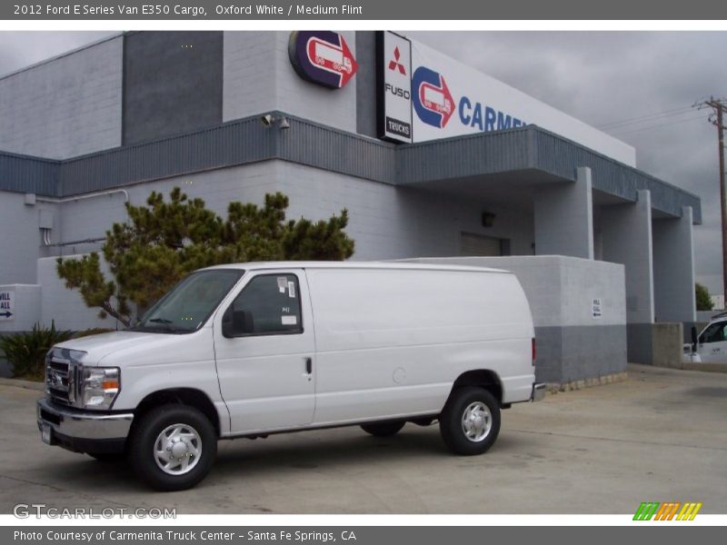 Oxford White / Medium Flint 2012 Ford E Series Van E350 Cargo