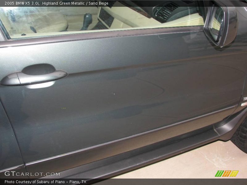 Highland Green Metallic / Sand Beige 2005 BMW X5 3.0i
