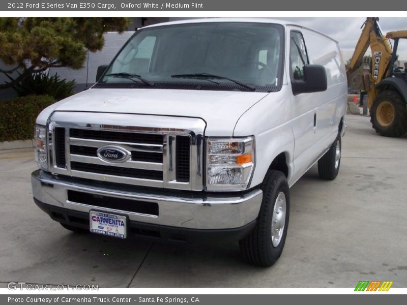 Oxford White / Medium Flint 2012 Ford E Series Van E350 Cargo