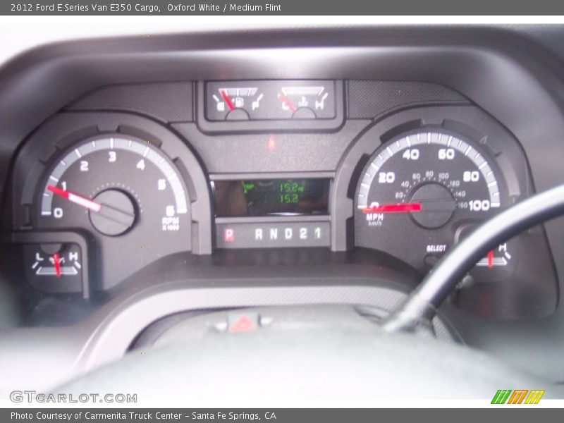Oxford White / Medium Flint 2012 Ford E Series Van E350 Cargo