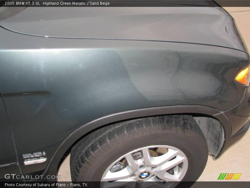 Highland Green Metallic / Sand Beige 2005 BMW X5 3.0i