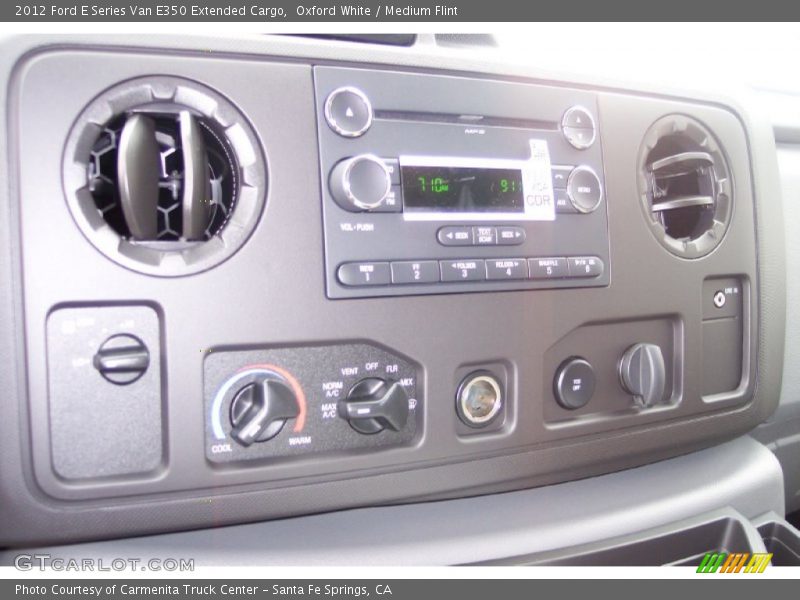 Oxford White / Medium Flint 2012 Ford E Series Van E350 Extended Cargo