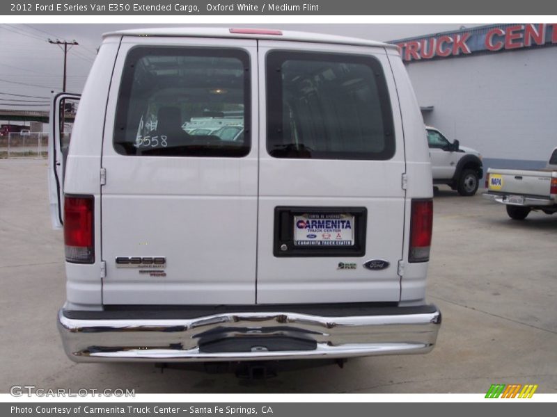 Oxford White / Medium Flint 2012 Ford E Series Van E350 Extended Cargo