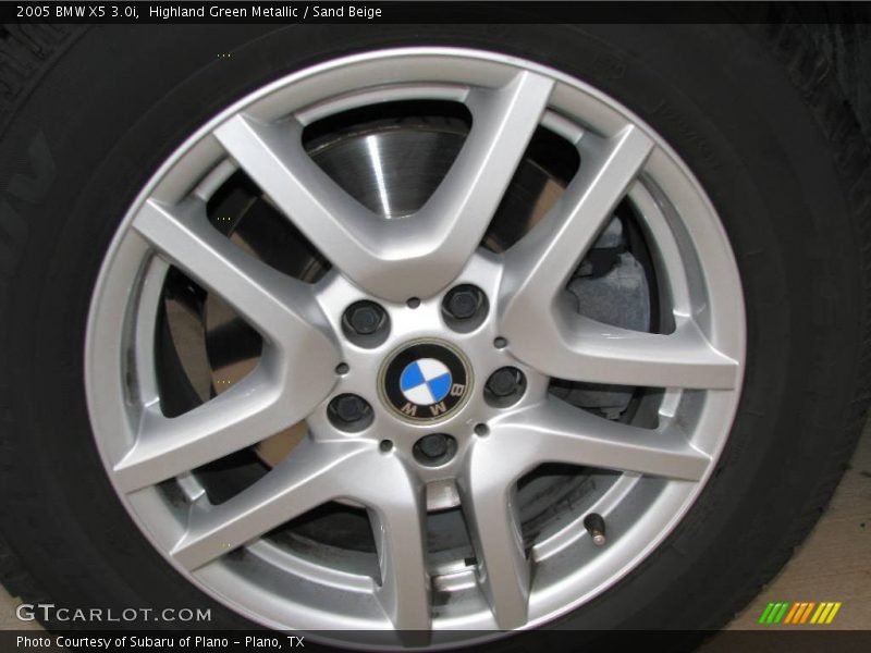 Highland Green Metallic / Sand Beige 2005 BMW X5 3.0i