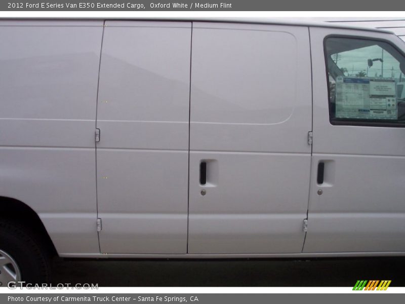 Oxford White / Medium Flint 2012 Ford E Series Van E350 Extended Cargo