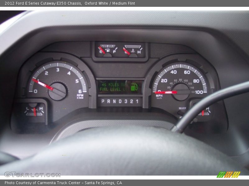  2012 E Series Cutaway E350 Chassis E350 Chassis Gauges