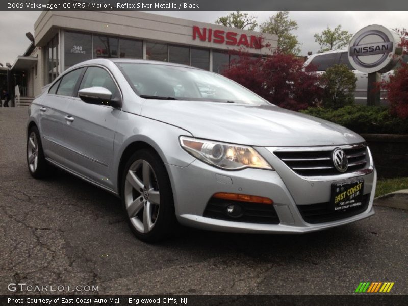 Reflex Silver Metallic / Black 2009 Volkswagen CC VR6 4Motion