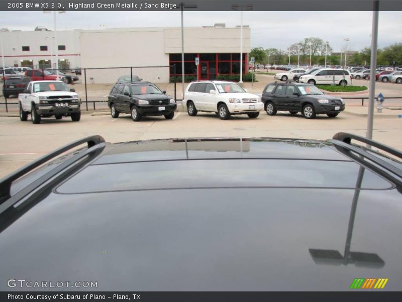 Highland Green Metallic / Sand Beige 2005 BMW X5 3.0i