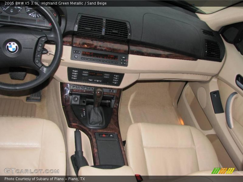 Highland Green Metallic / Sand Beige 2005 BMW X5 3.0i