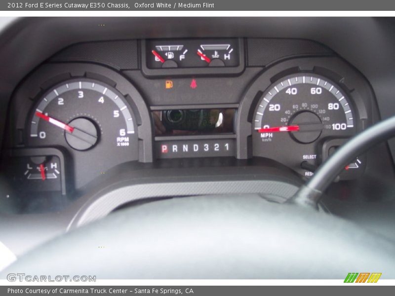  2012 E Series Cutaway E350 Chassis E350 Chassis Gauges