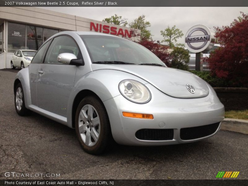 Reflex Silver / Black 2007 Volkswagen New Beetle 2.5 Coupe