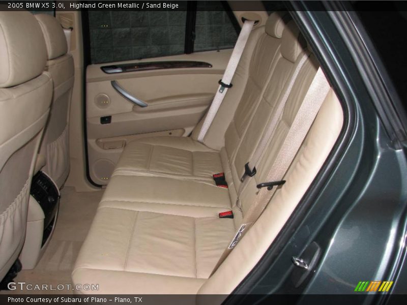 Highland Green Metallic / Sand Beige 2005 BMW X5 3.0i