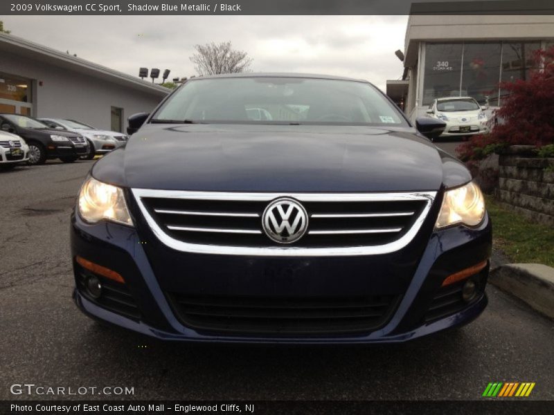 Shadow Blue Metallic / Black 2009 Volkswagen CC Sport