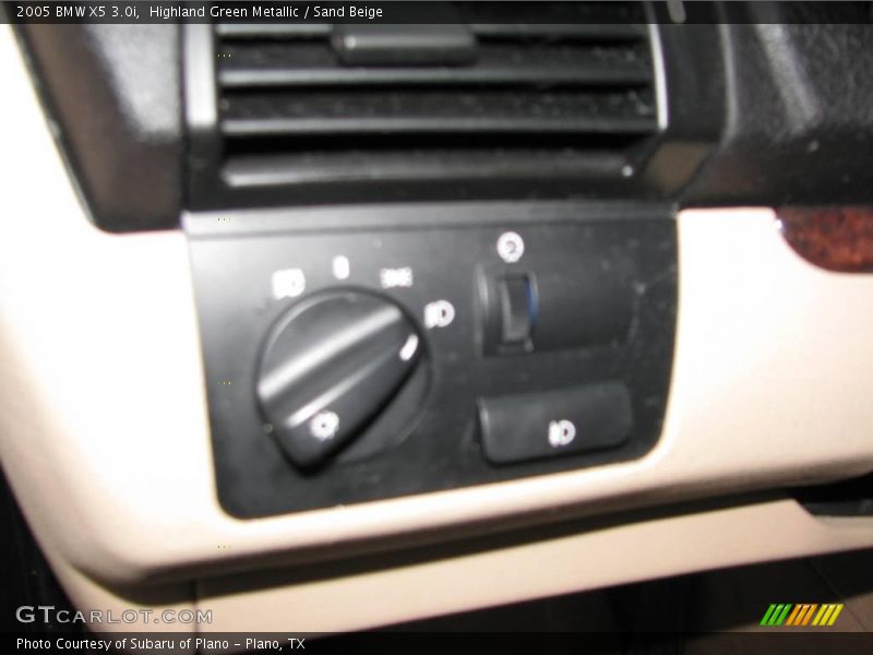 Highland Green Metallic / Sand Beige 2005 BMW X5 3.0i
