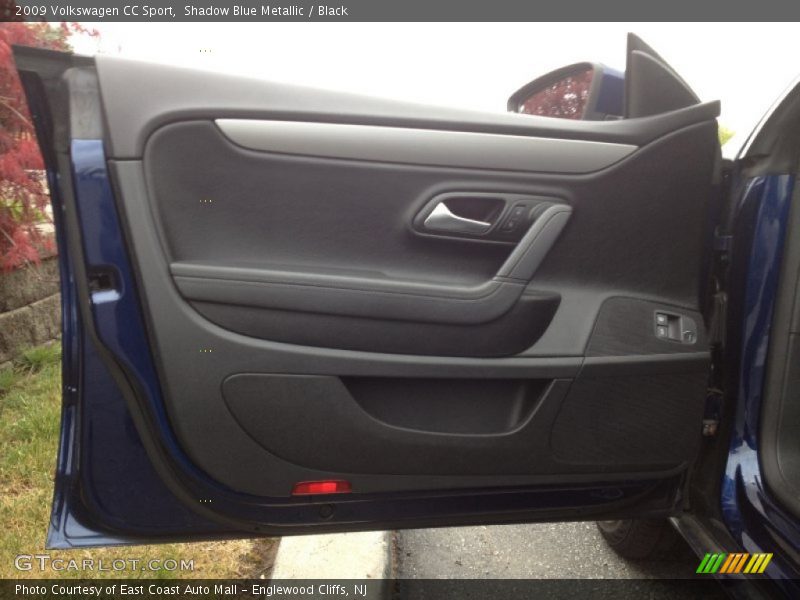 Shadow Blue Metallic / Black 2009 Volkswagen CC Sport