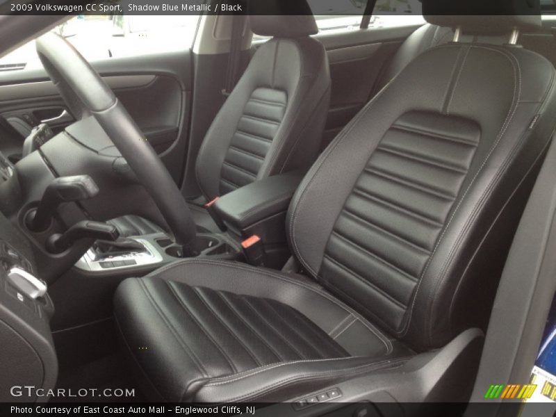 Shadow Blue Metallic / Black 2009 Volkswagen CC Sport