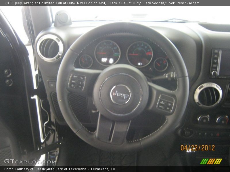 Black / Call of Duty: Black Sedosa/Silver French-Accent 2012 Jeep Wrangler Unlimited Call of Duty: MW3 Edition 4x4