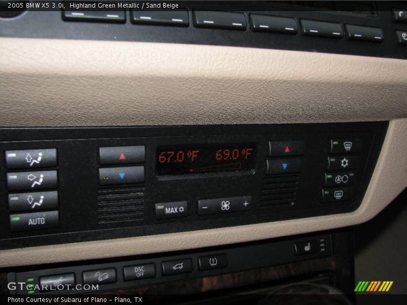 Highland Green Metallic / Sand Beige 2005 BMW X5 3.0i