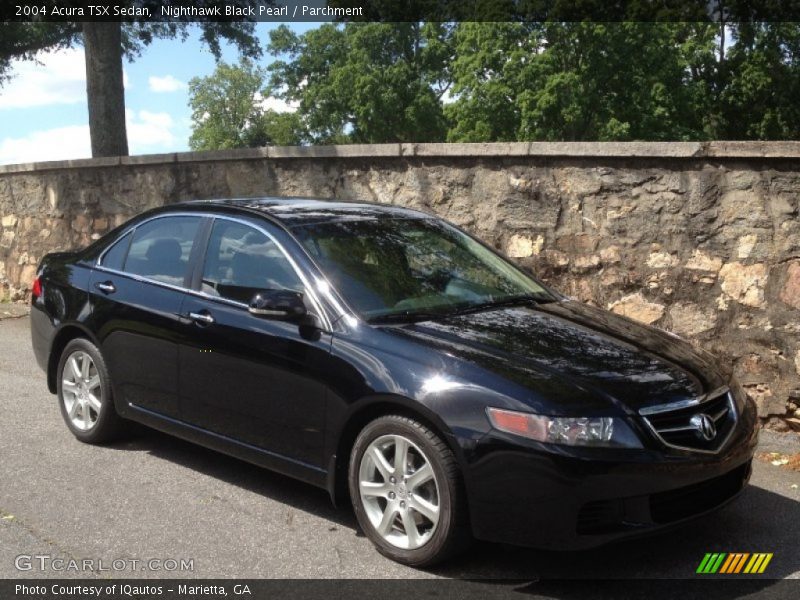 Nighthawk Black Pearl / Parchment 2004 Acura TSX Sedan