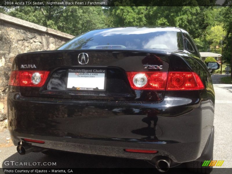 Nighthawk Black Pearl / Parchment 2004 Acura TSX Sedan