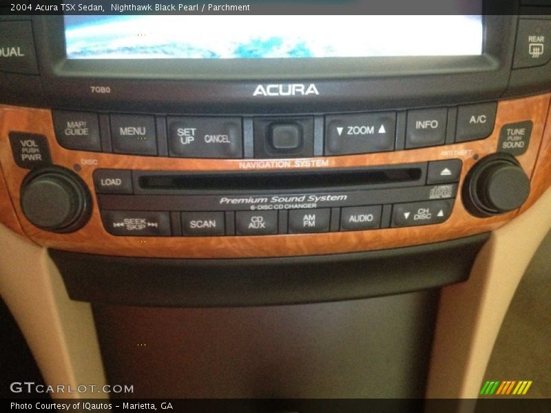 Nighthawk Black Pearl / Parchment 2004 Acura TSX Sedan