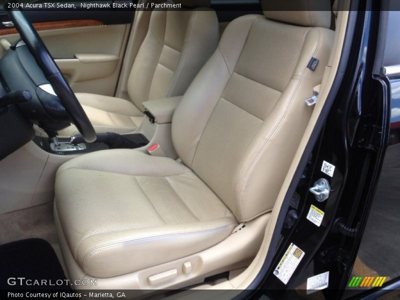 Nighthawk Black Pearl / Parchment 2004 Acura TSX Sedan