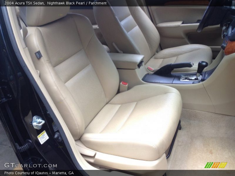 Nighthawk Black Pearl / Parchment 2004 Acura TSX Sedan