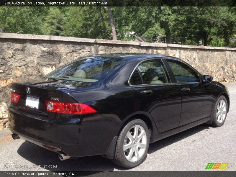 Nighthawk Black Pearl / Parchment 2004 Acura TSX Sedan