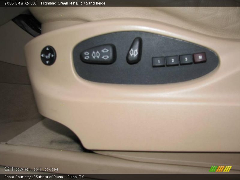 Highland Green Metallic / Sand Beige 2005 BMW X5 3.0i