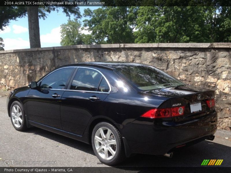 Nighthawk Black Pearl / Parchment 2004 Acura TSX Sedan