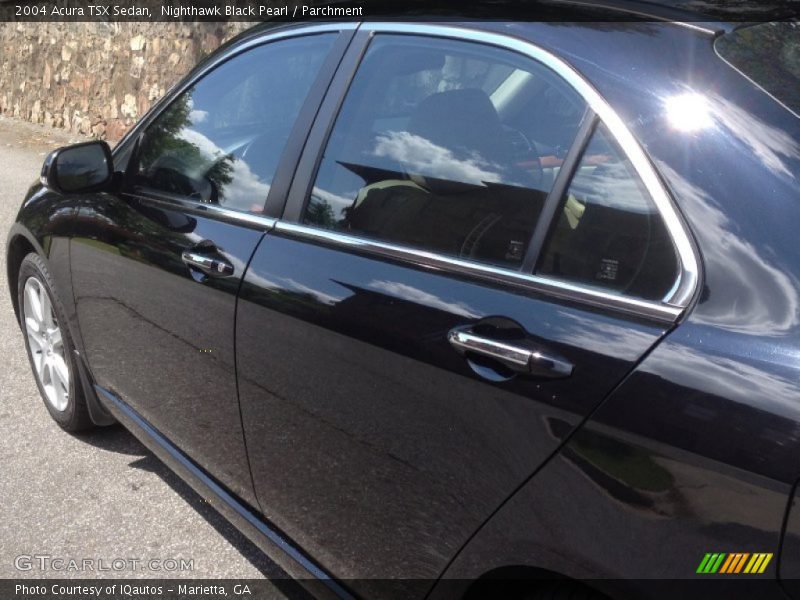 Nighthawk Black Pearl / Parchment 2004 Acura TSX Sedan