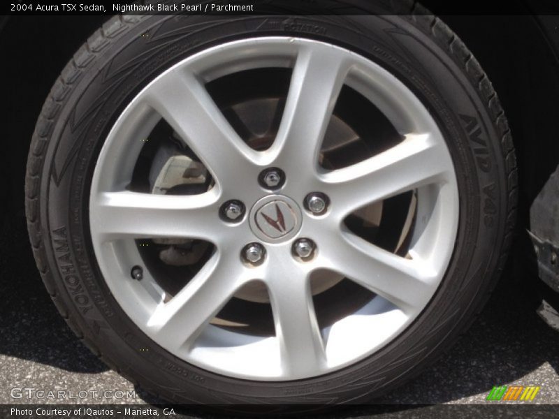 Nighthawk Black Pearl / Parchment 2004 Acura TSX Sedan