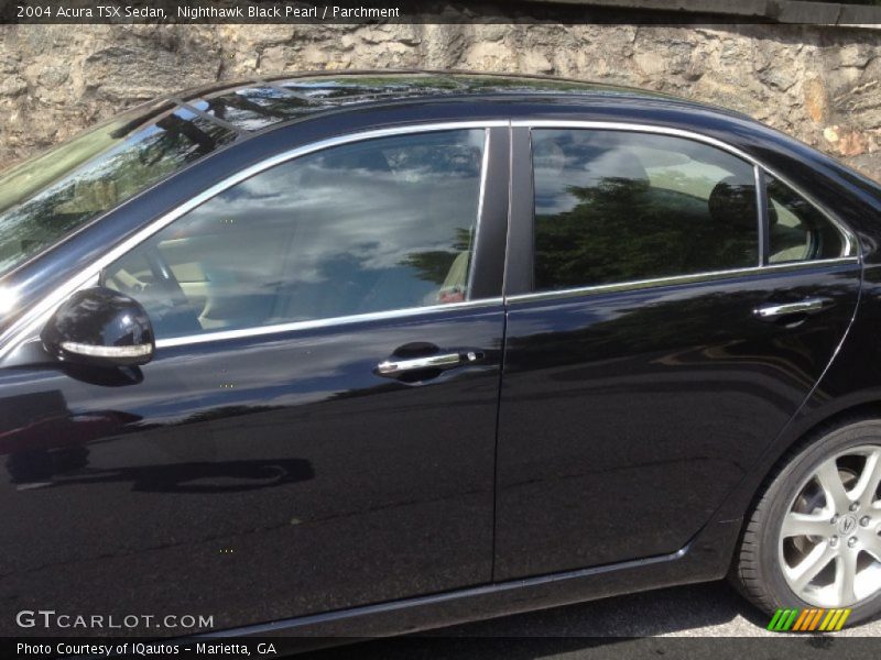 Nighthawk Black Pearl / Parchment 2004 Acura TSX Sedan