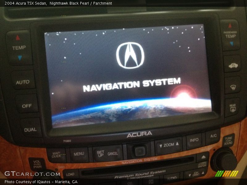 Nighthawk Black Pearl / Parchment 2004 Acura TSX Sedan