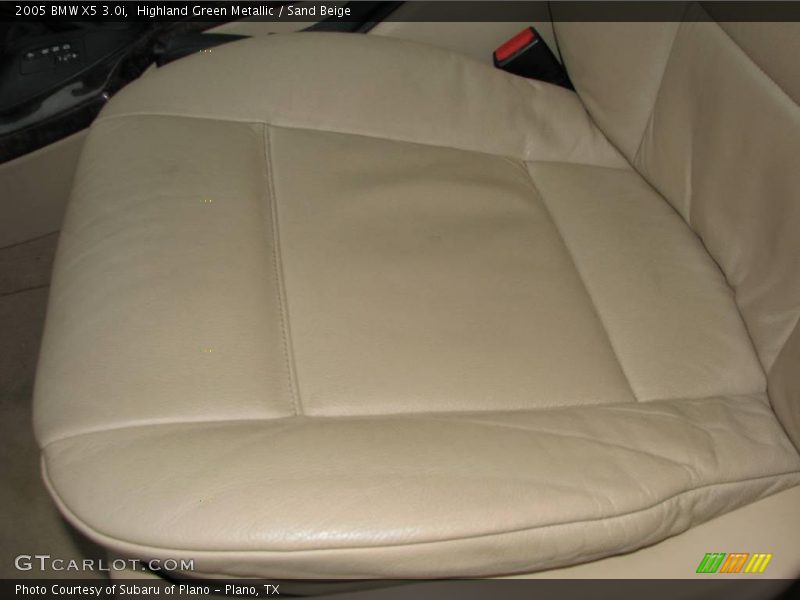 Highland Green Metallic / Sand Beige 2005 BMW X5 3.0i