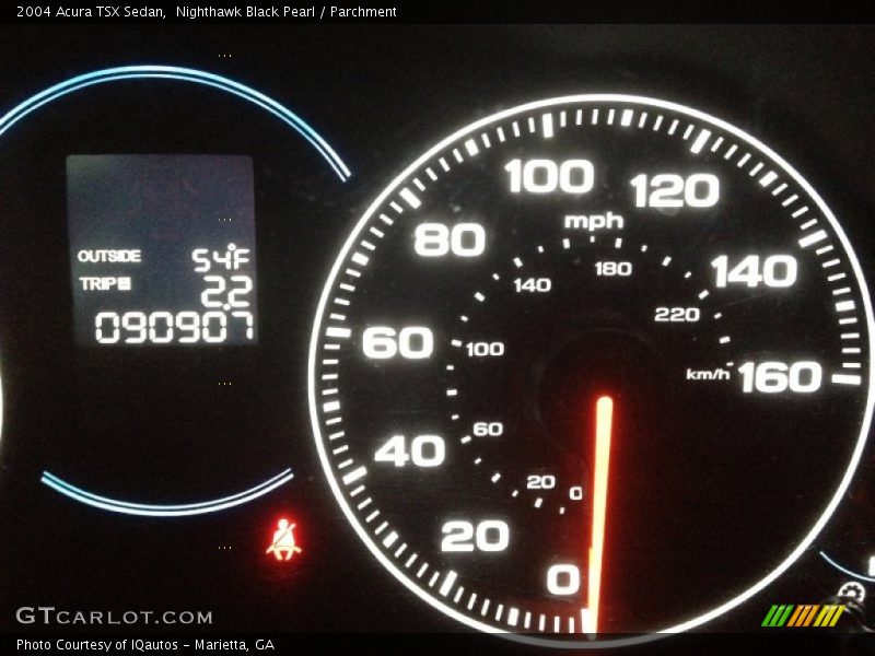 Nighthawk Black Pearl / Parchment 2004 Acura TSX Sedan