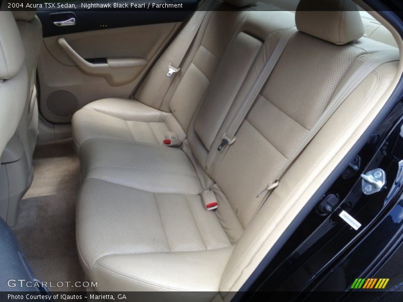 Nighthawk Black Pearl / Parchment 2004 Acura TSX Sedan
