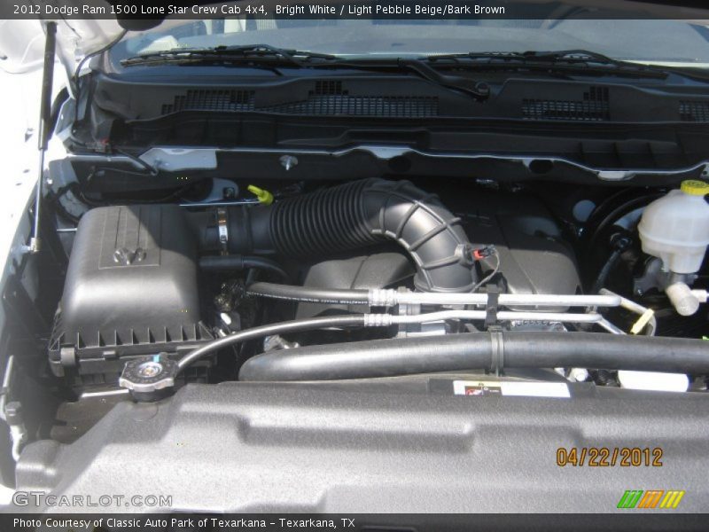 Bright White / Light Pebble Beige/Bark Brown 2012 Dodge Ram 1500 Lone Star Crew Cab 4x4