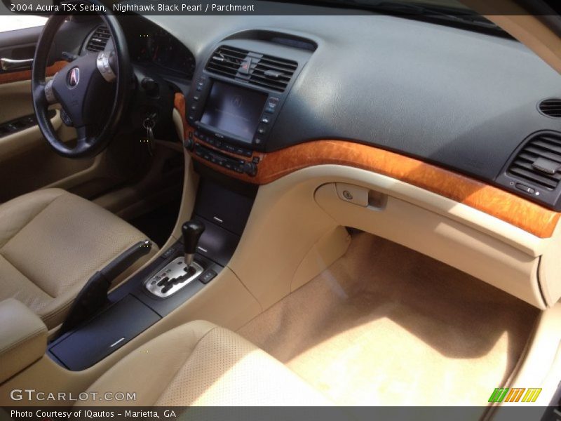 Nighthawk Black Pearl / Parchment 2004 Acura TSX Sedan