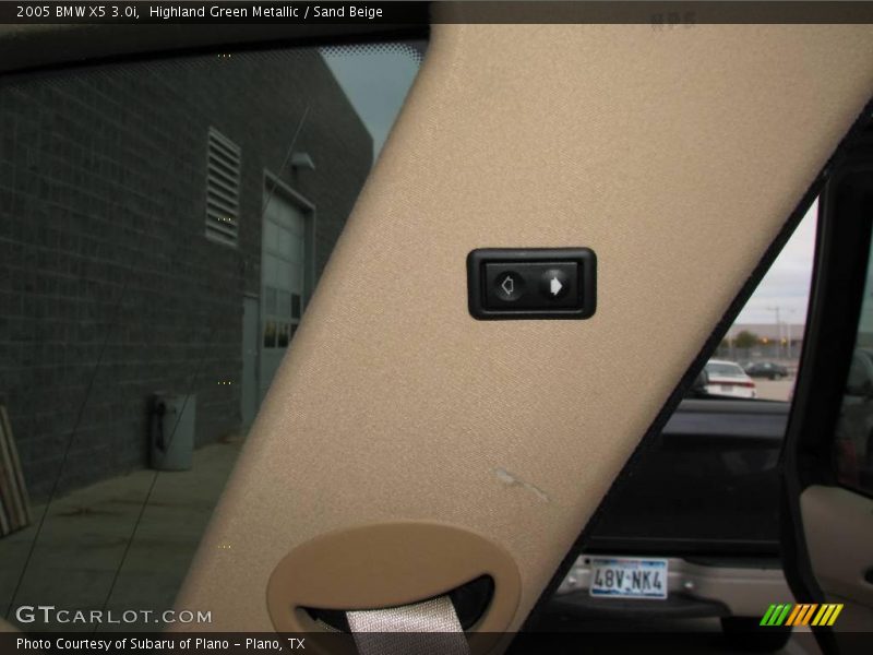 Highland Green Metallic / Sand Beige 2005 BMW X5 3.0i